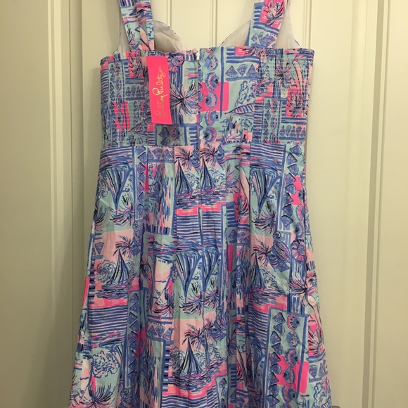 NWT Lilly Pulitzer Cyndi Dress Yeah Buoy - Picture 2 of 3